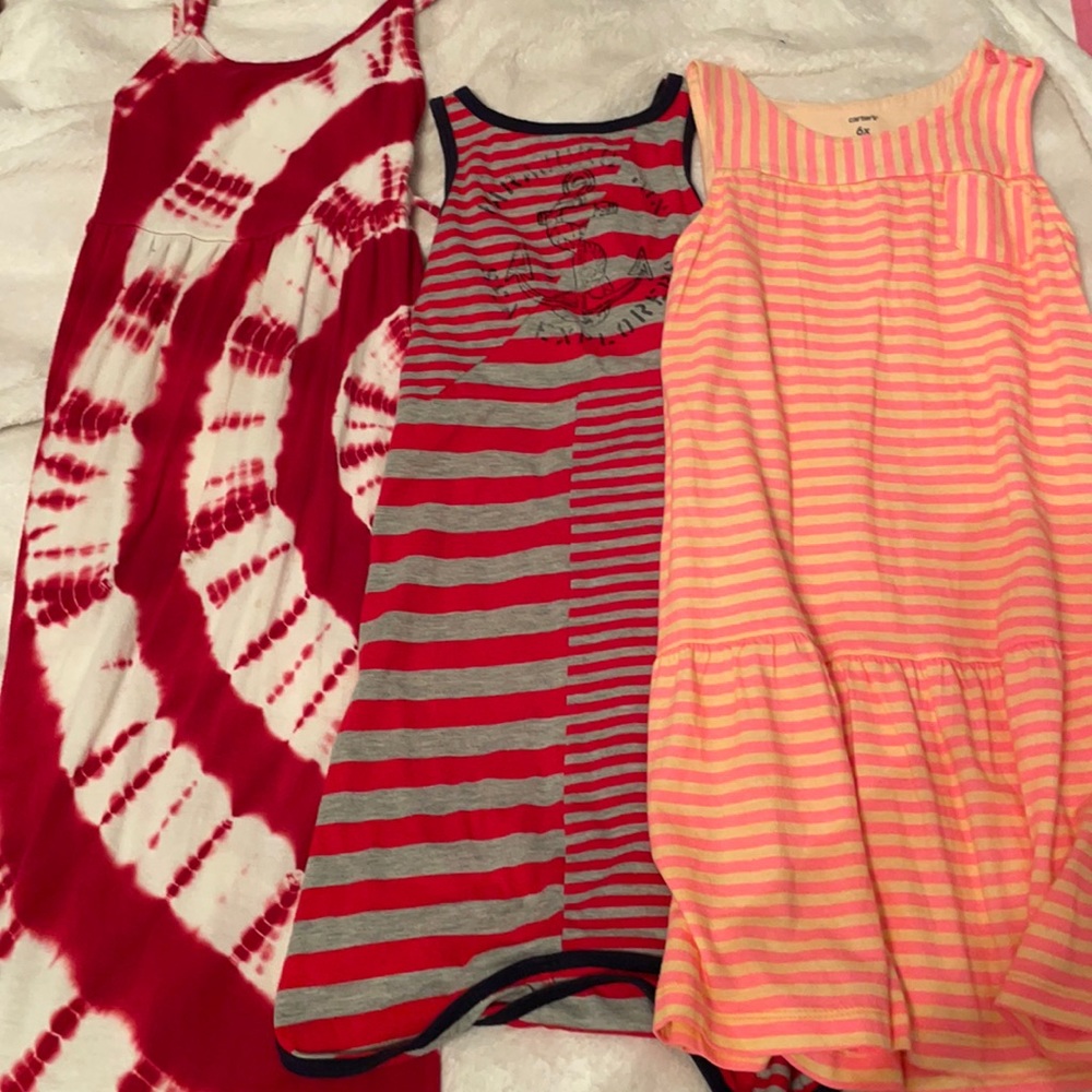 Girls summer dress size 6 (3pc)